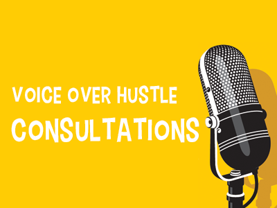 Voice over hustle consultations microphone