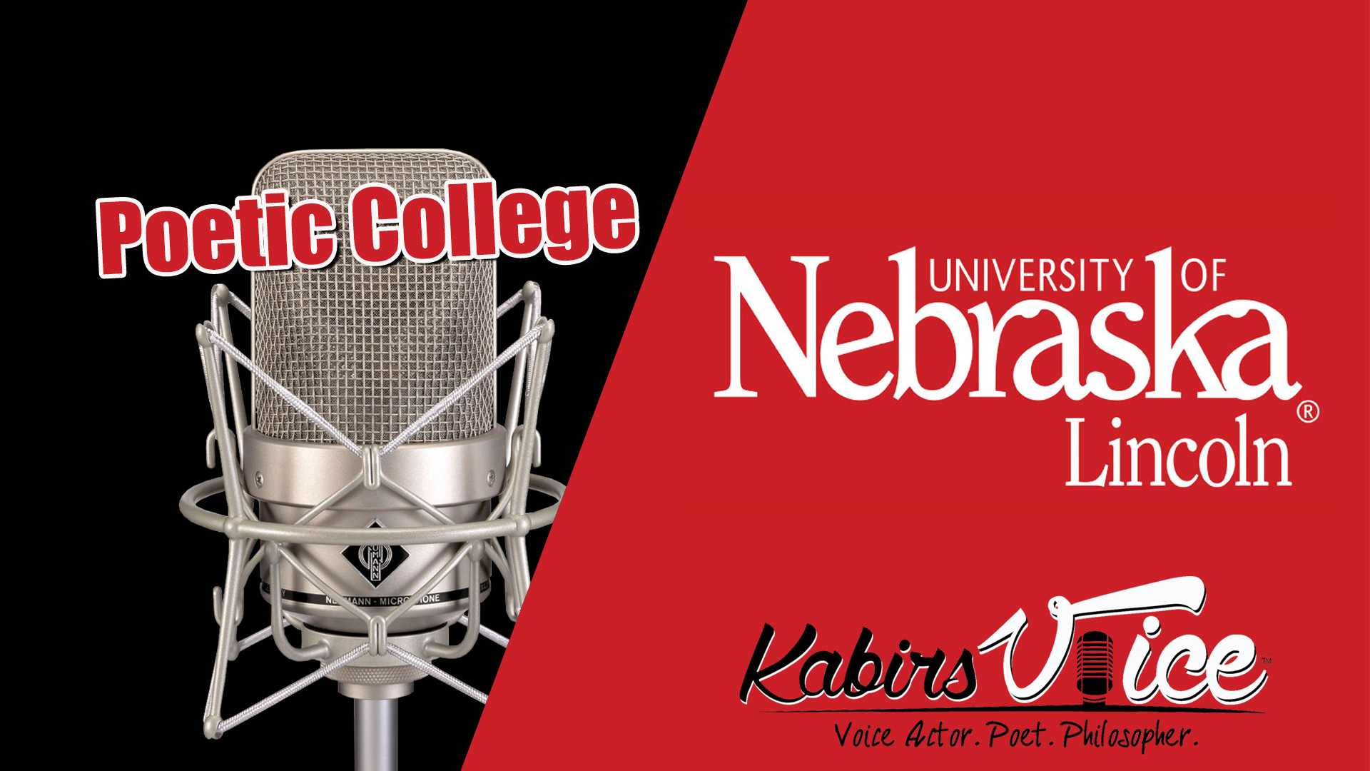 University of Nebraska Lincoln voice over actor