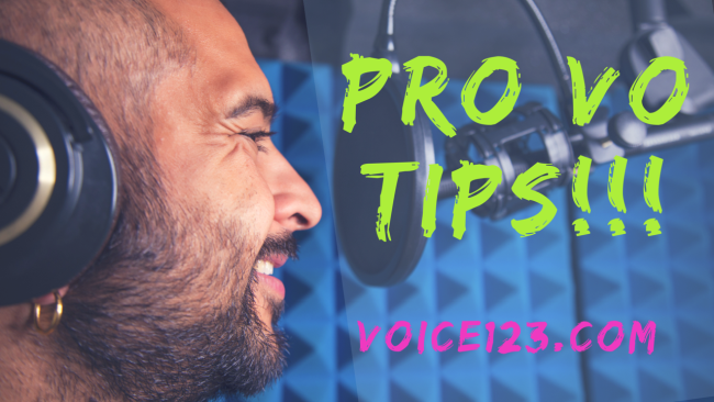 Voice over pro tips voice123.com